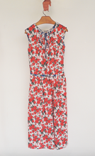 Load image into Gallery viewer, Rose print sleeveless dress
