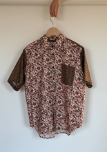 Load image into Gallery viewer, Cotton Floral combo print short sleeve shirt

