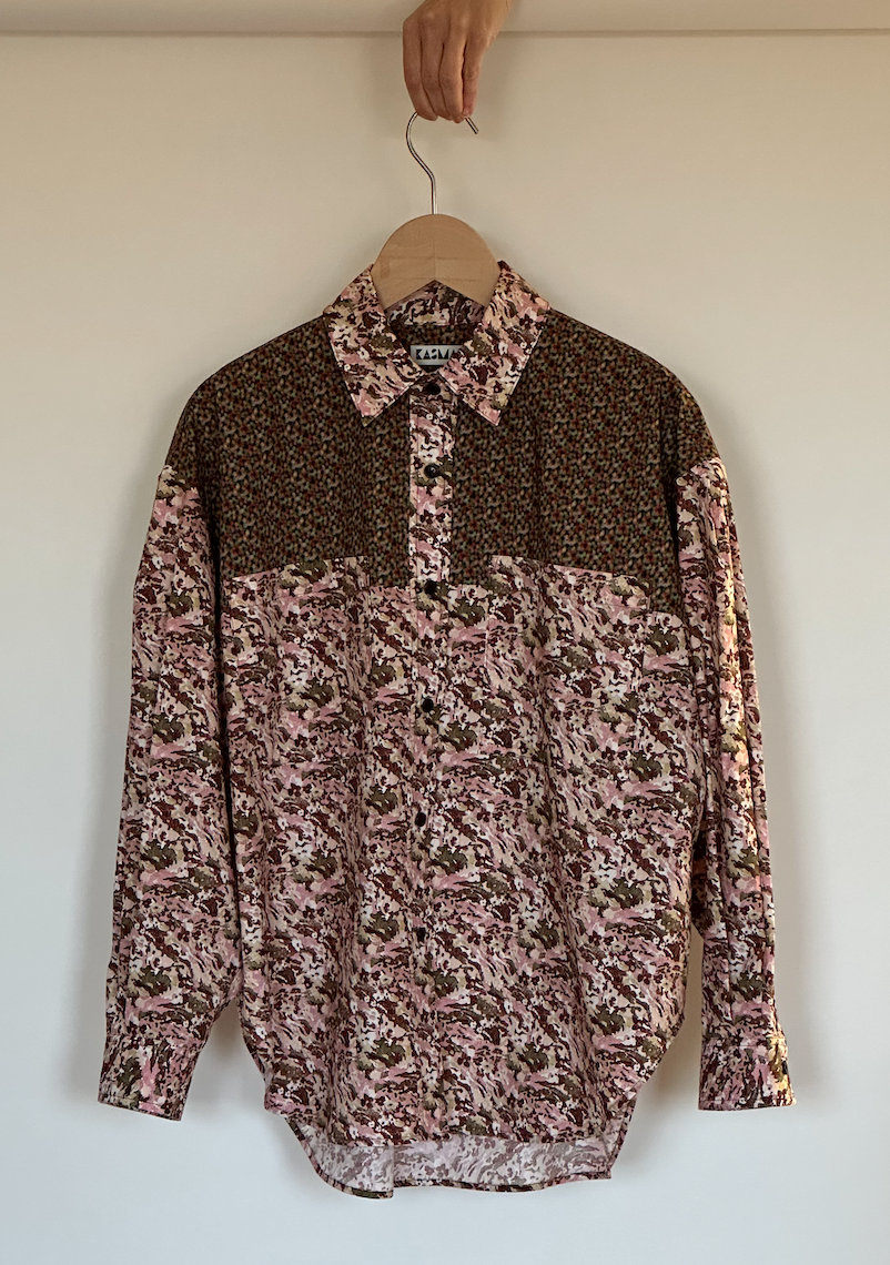 Cotton Floral combo shirt