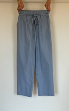 Load image into Gallery viewer, Cotton stripe poplin pajama pants
